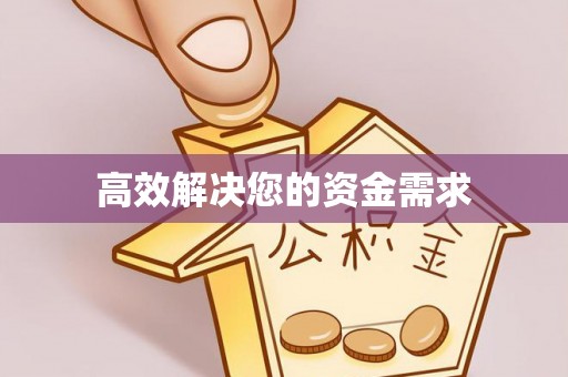 大社高效解决您的资金需求
